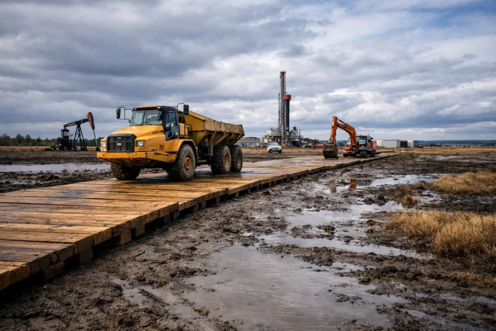 Rig Mat Rentals: Protecting Alberta Oilfields in Spring Breakup