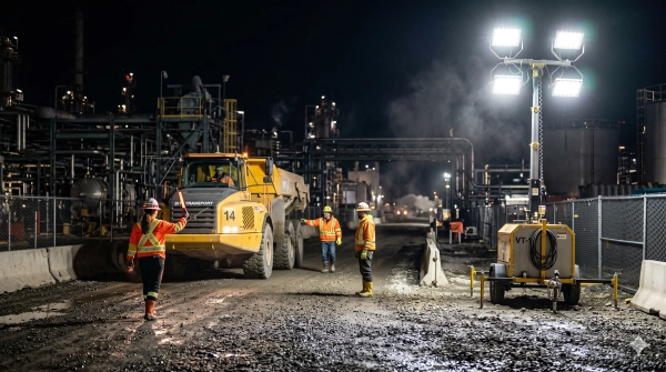 light tower rentals preventing accidents with well-lit access roads and work zones