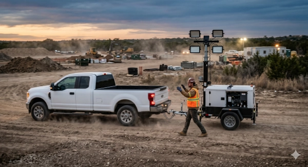 light tower rentals delivery and setup for fast deployment on remote projects