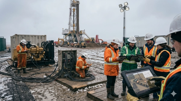 Proactive oilfield site setup planning using digital modeling technology